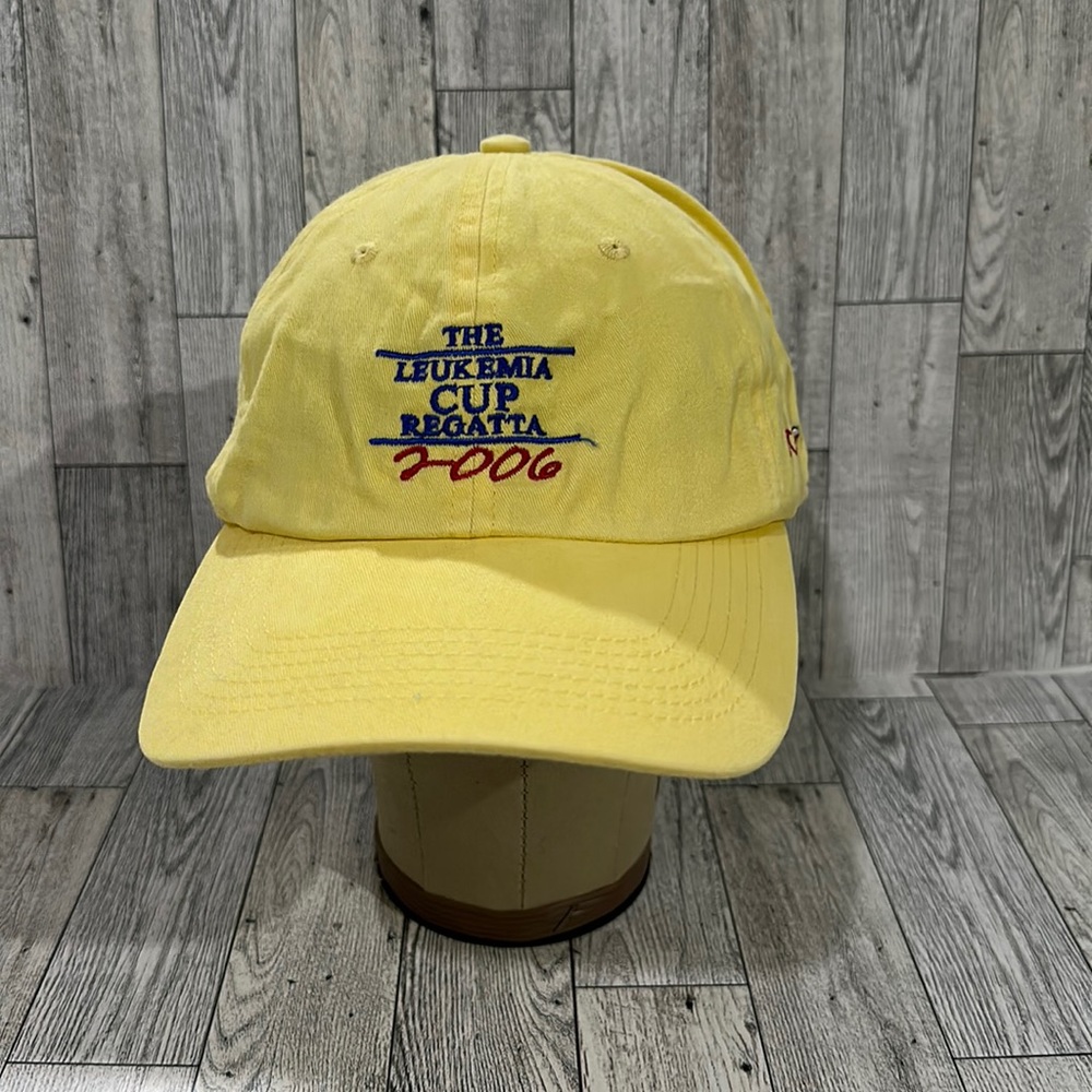 The leukemia cup regatta yellow baseball hat 2006